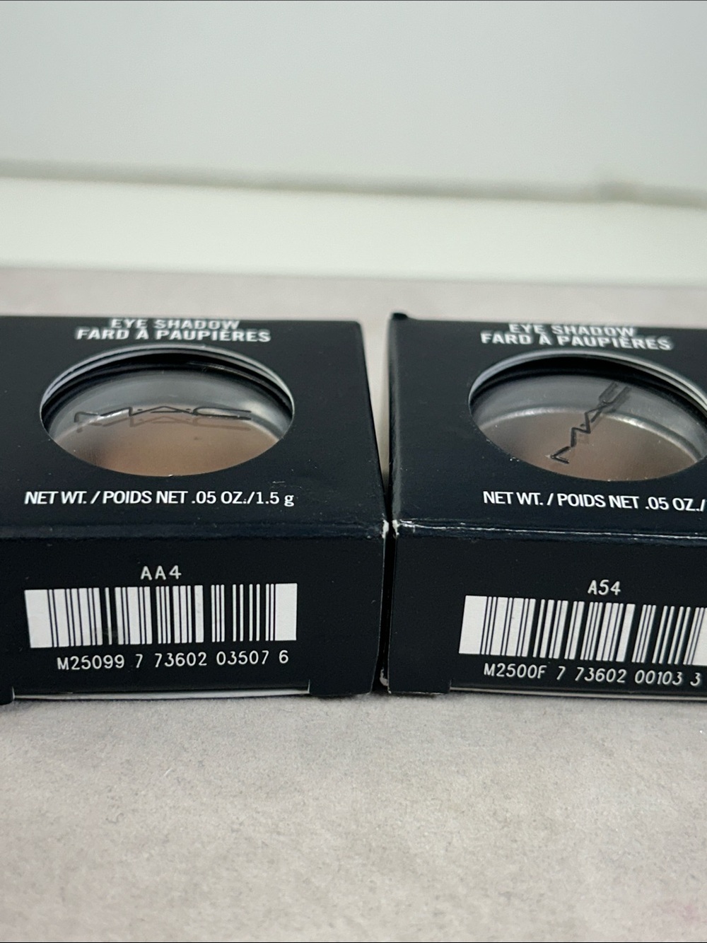 MAC Eye Shadow - Charcoal Brown Matte & Brun Satin - Picture 2 of 6